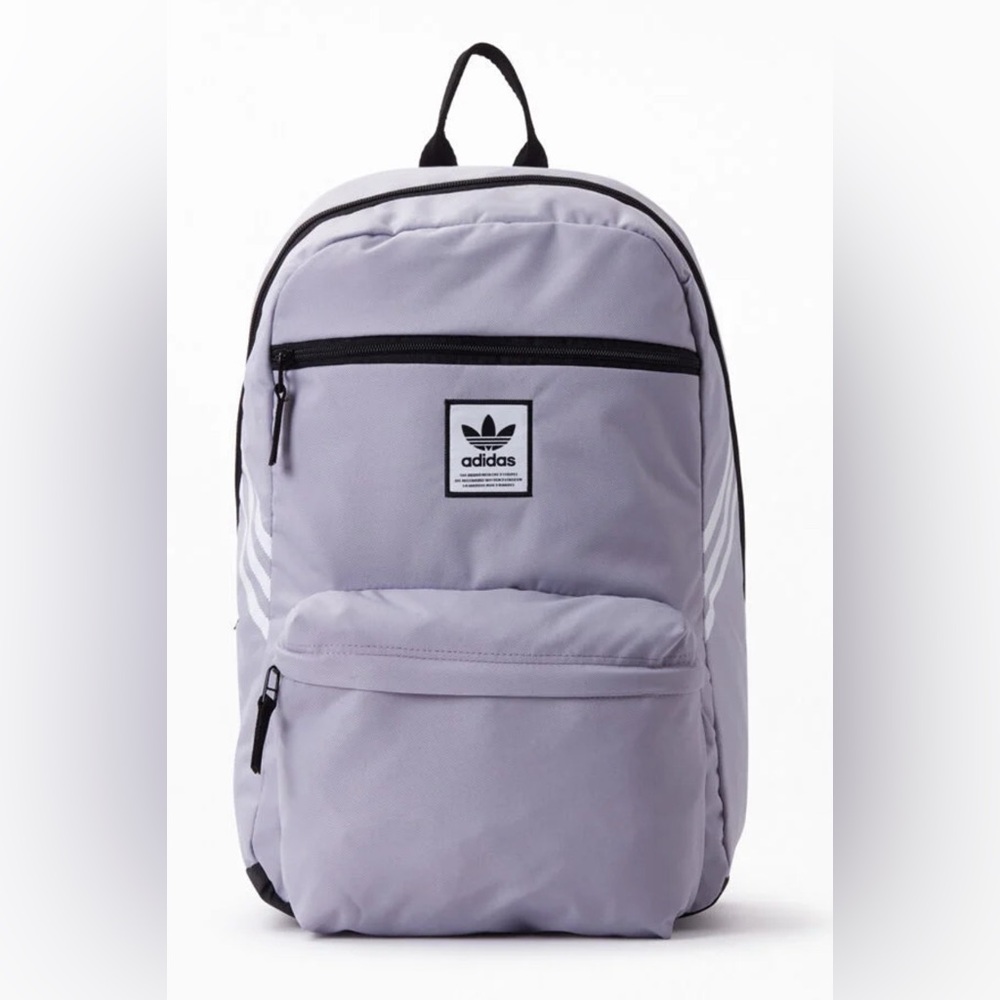 Adidas Originals National Light Lavender and Gray Backpack NWT